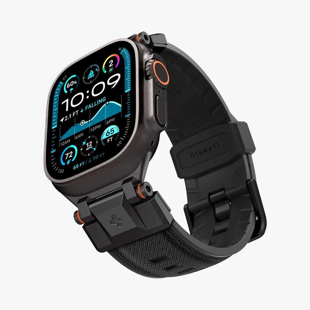 Spigen Apple Watch 42-49mm DuraPro Armor Wristband (Black Edition) - Image 5