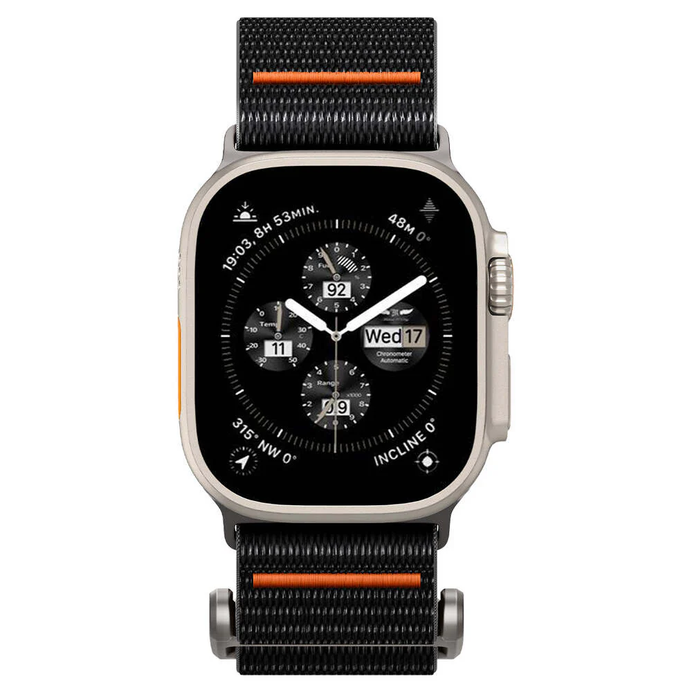 Spigen Apple Watch 42-49mm DuraPro Flex Ultra Wristband (Black) - Image 2