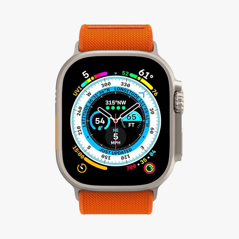 Spigen Apple Watch 42-49mm Lite Fit Ultra Wristband (Orange) - Image 5