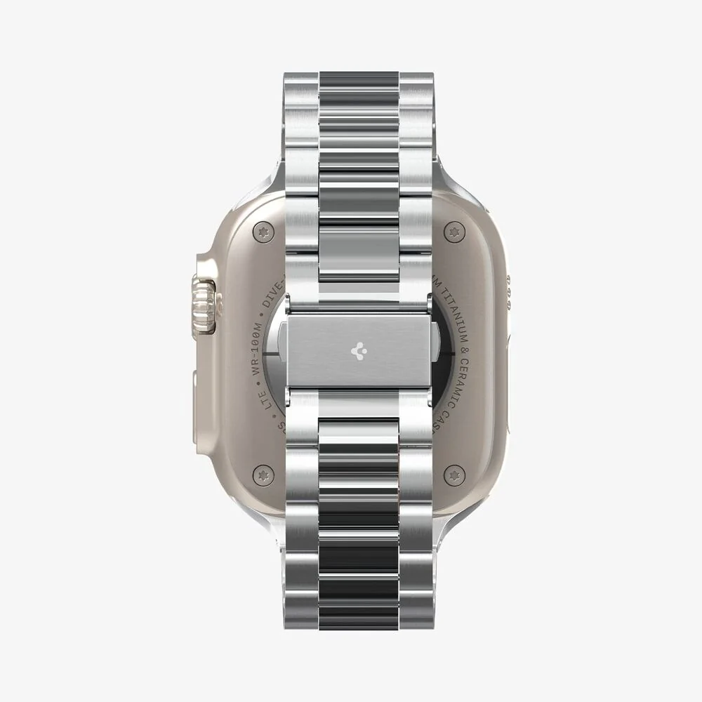 Spigen Apple Watch 42-49mm Modern Fit 316L Wristband (Silver) - Image 2