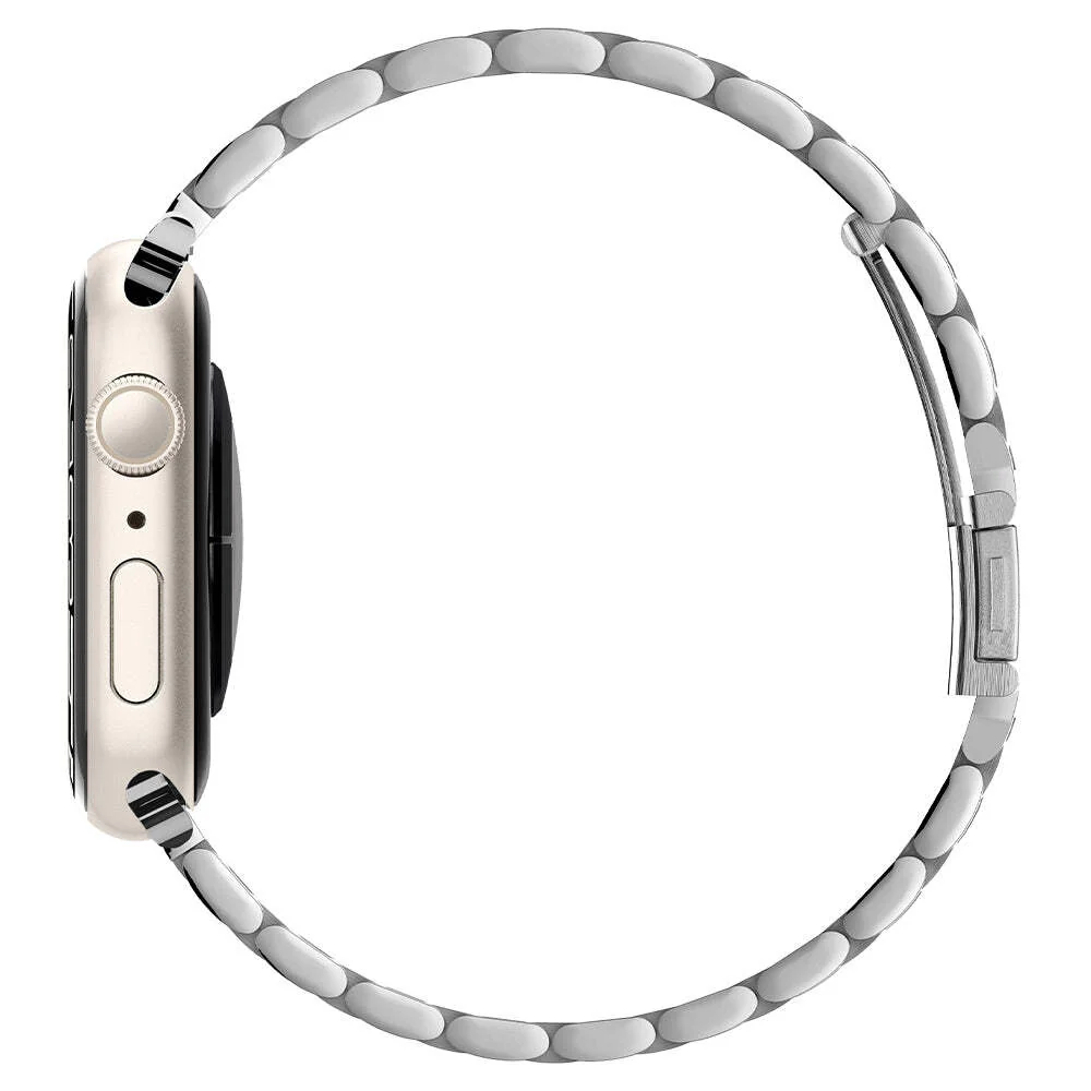 Spigen Apple Watch 42-49mm Modern Fit Wristband (Silver) - Image 4
