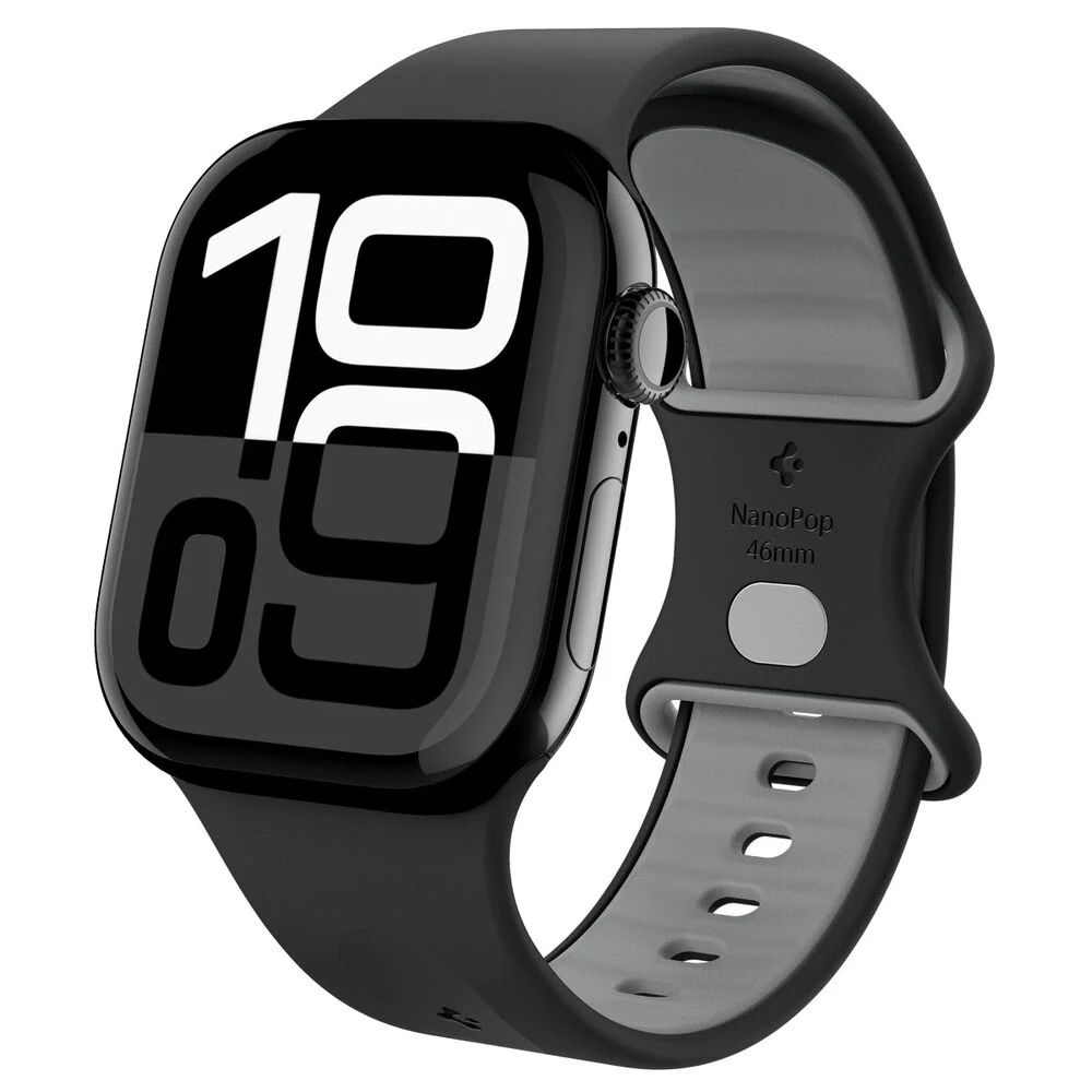 Spigen Apple Watch 42-49mm Nano Pop Wristband (Black Sesame) - Image 2