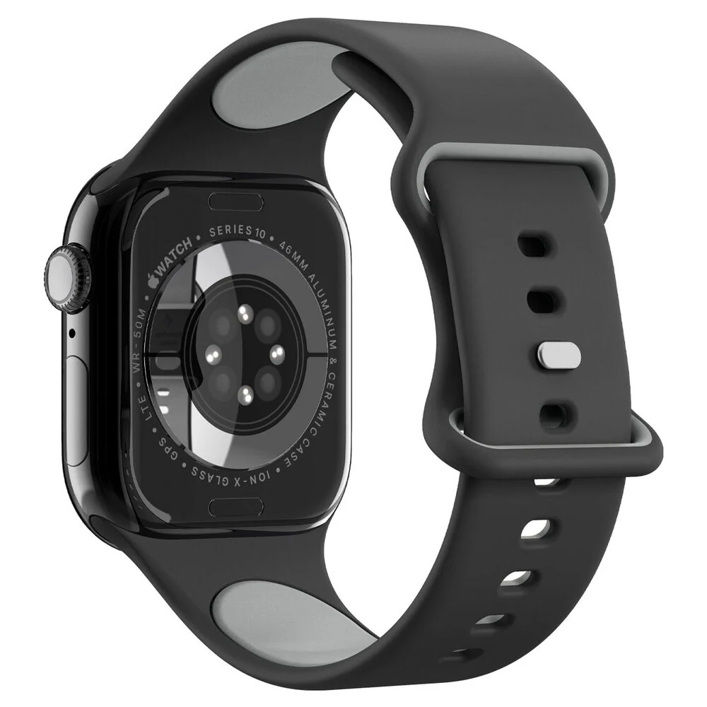 Spigen Apple Watch 42-49mm Nano Pop Wristband (Black Sesame) - Image 6