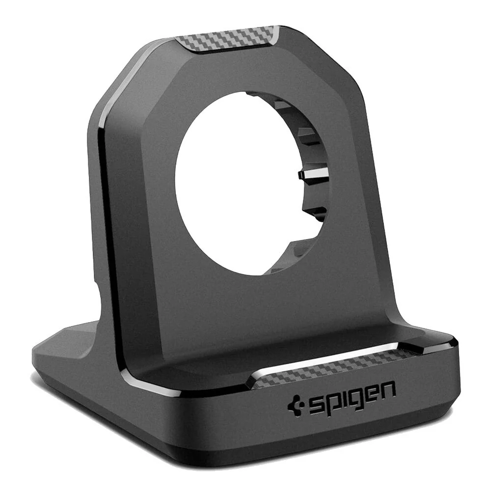 Spigen Apple Watch 42-49mm Rugged Armor Stand Stand and Mount (Black) - Image 2