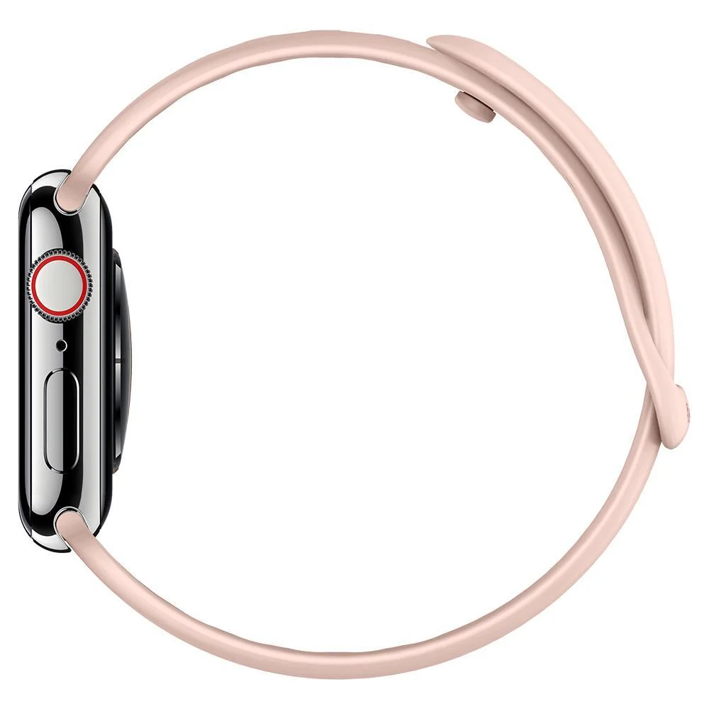 Spigen Apple Watch 42-49mm Silicone Fit Wristband (Rose Gold) - Image 4