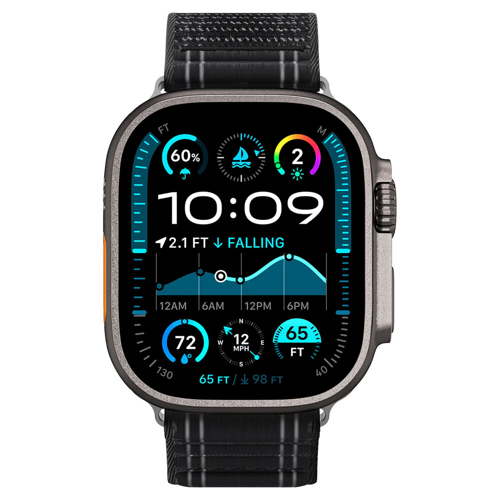 Spigen Apple Watch 42-49mm WBF0 Wristband (Black) - Image 4