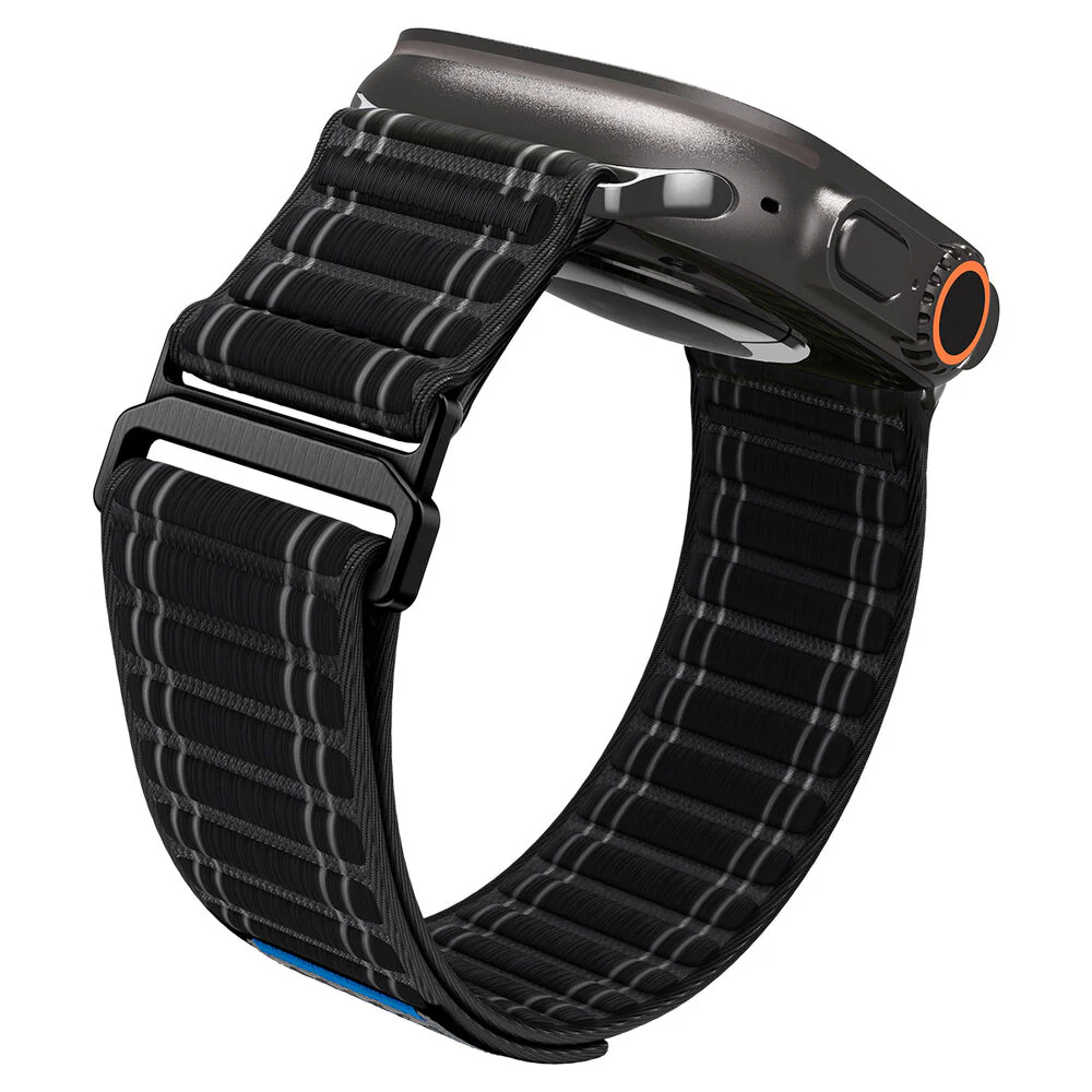 Spigen Apple Watch 42-49mm WBF0 Wristband (Black) - Image 5