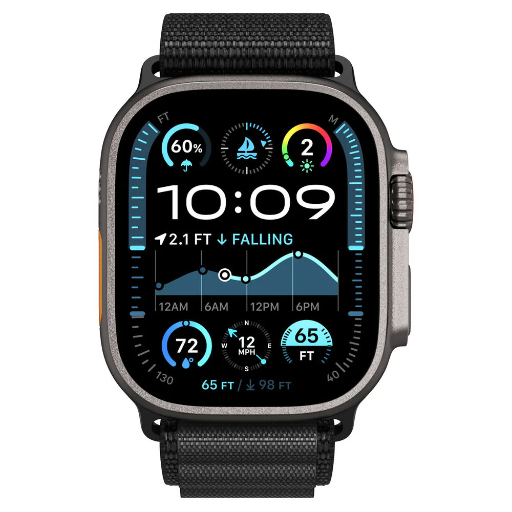 Spigen Apple Watch 42-49mm WBF1 Wristband (Black) - Image 2