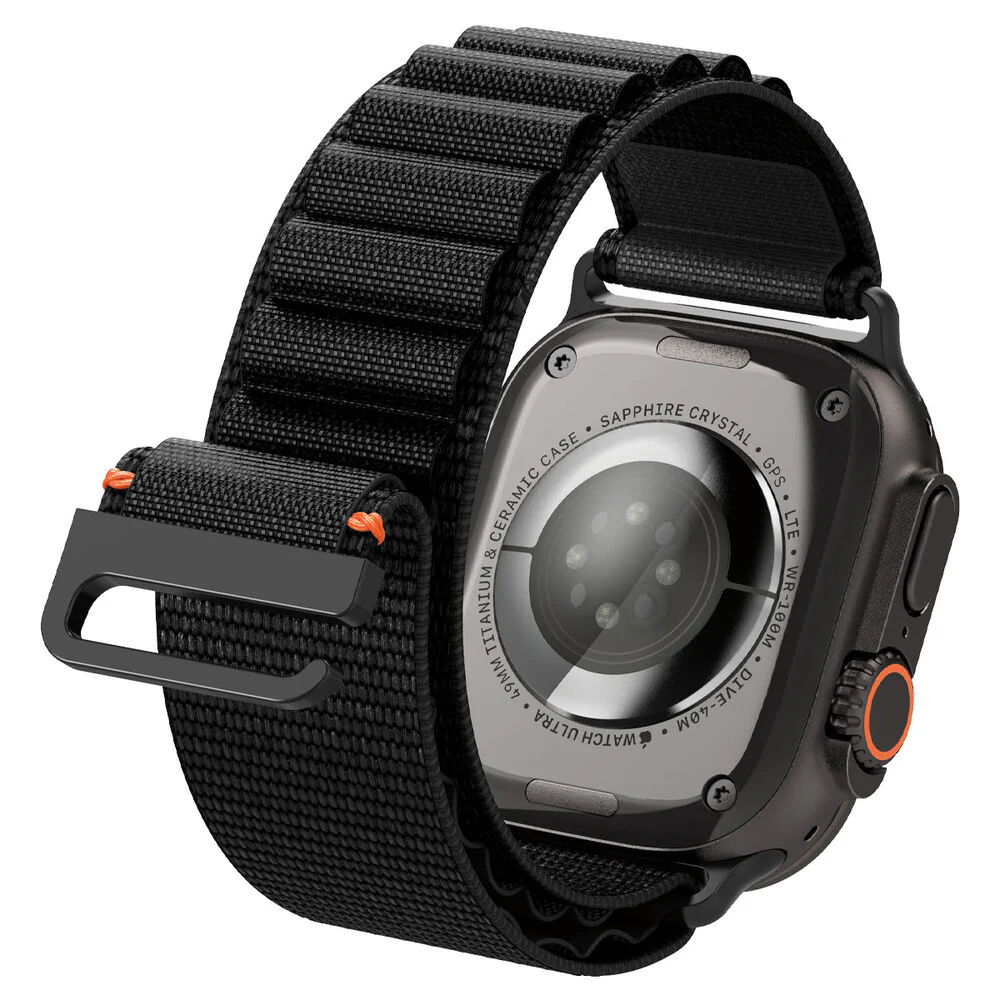 Spigen Apple Watch 42-49mm WBF1 Wristband (Black) - Image 5
