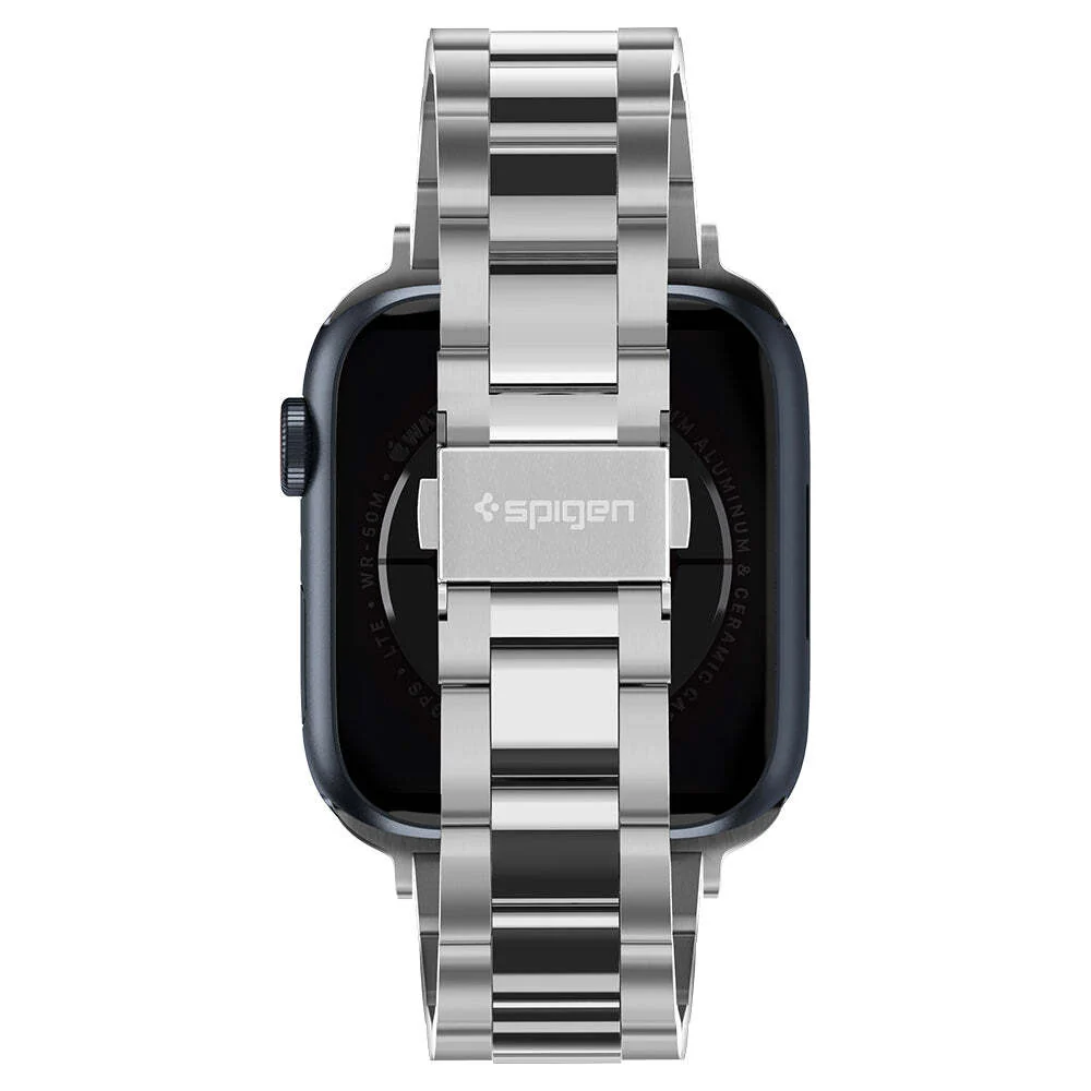 Spigen Apple Watch 42mm 41mm 40mm 38mm Modern Fit Wristband (Silver) - Image 3
