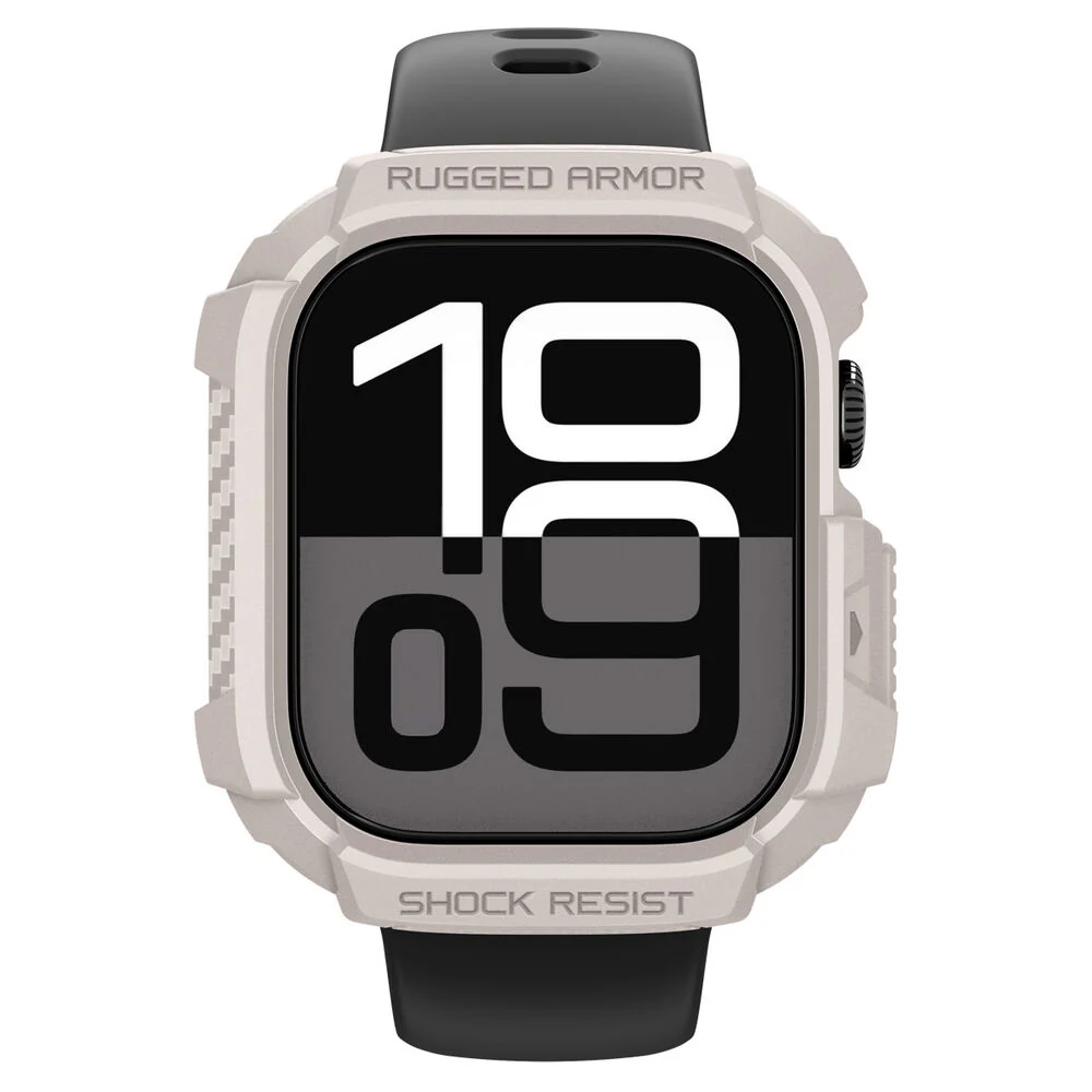 Spigen Apple Watch 42mm Rugged Armor 2 Case (Dune Beige) - Image 6