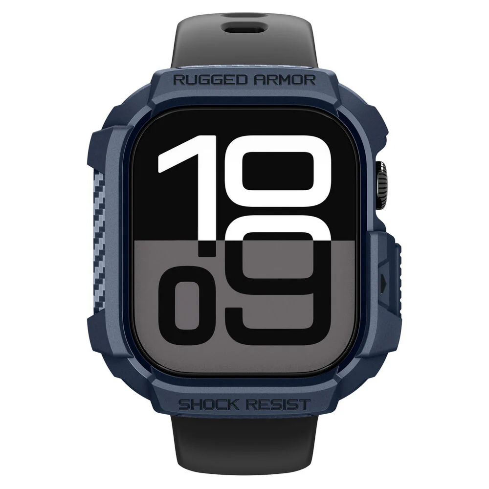 Spigen Apple Watch 42mm Rugged Armor 2 Case (Navy Blue) - Image 6