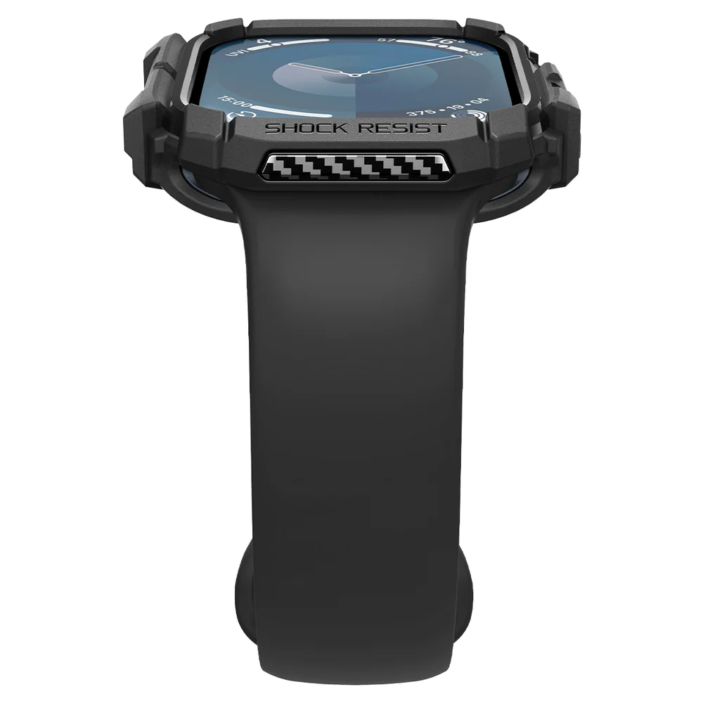 Spigen Apple Watch 42mm Rugged Armor Case (Black) - Image 2