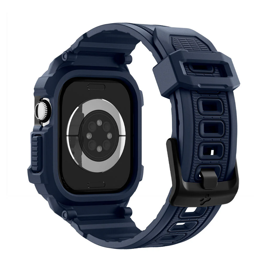 Spigen Apple Watch 42mm Rugged Armor Pro 2 Wristband (Navy Blue) - Image 3