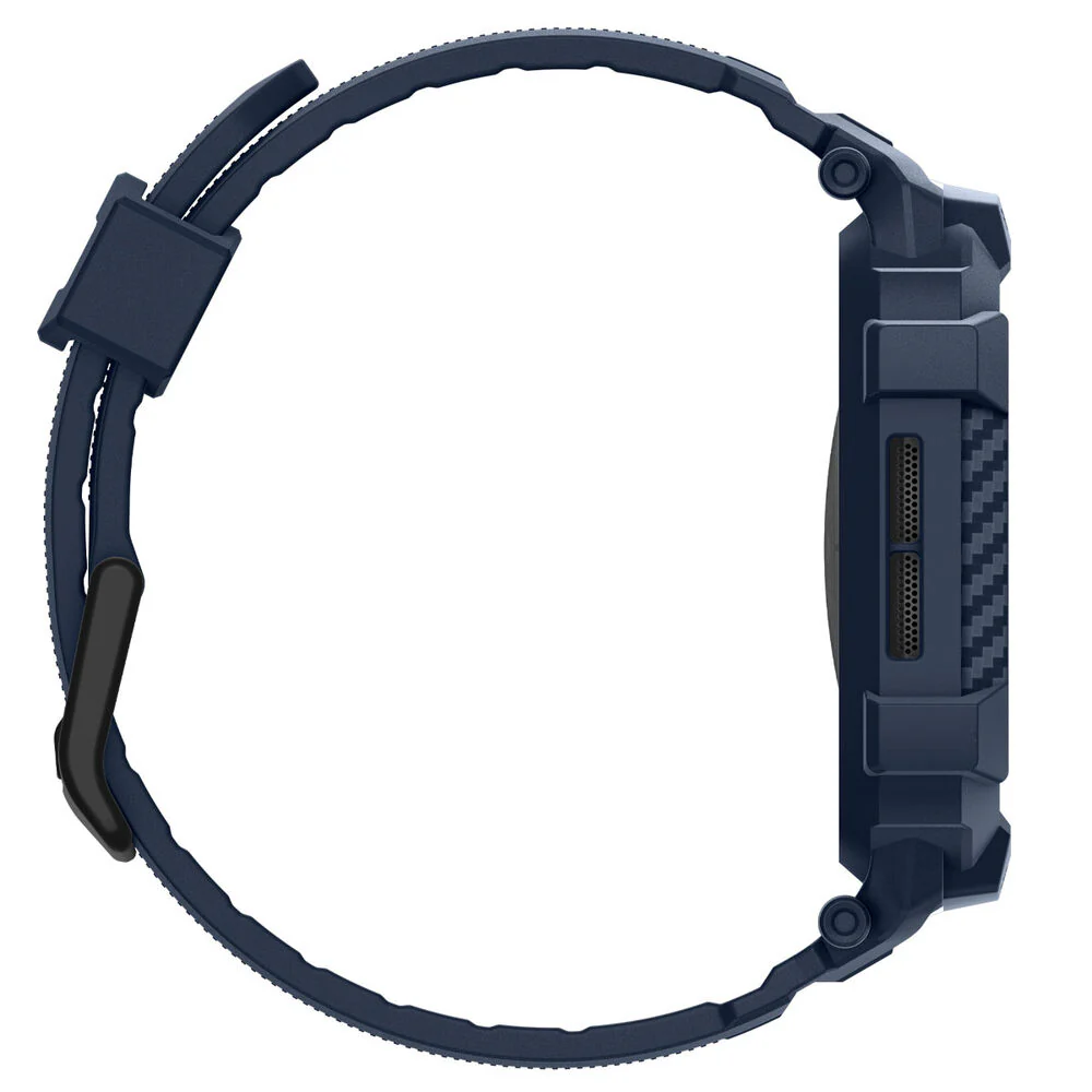 Spigen Apple Watch 42mm Rugged Armor Pro 2 Wristband (Navy Blue) - Image 4