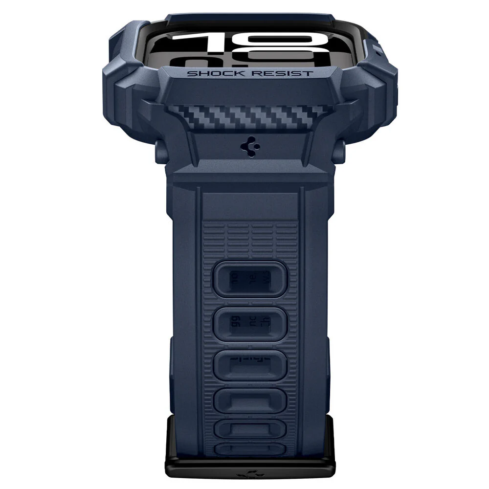 Spigen Apple Watch 42mm Rugged Armor Pro 2 Wristband (Navy Blue) - Image 6