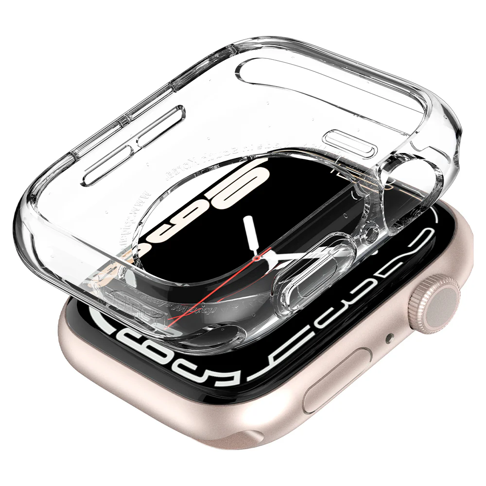 Spigen Apple Watch 45mm 44mm Liquid Crystal Case (Clear) - Image 2