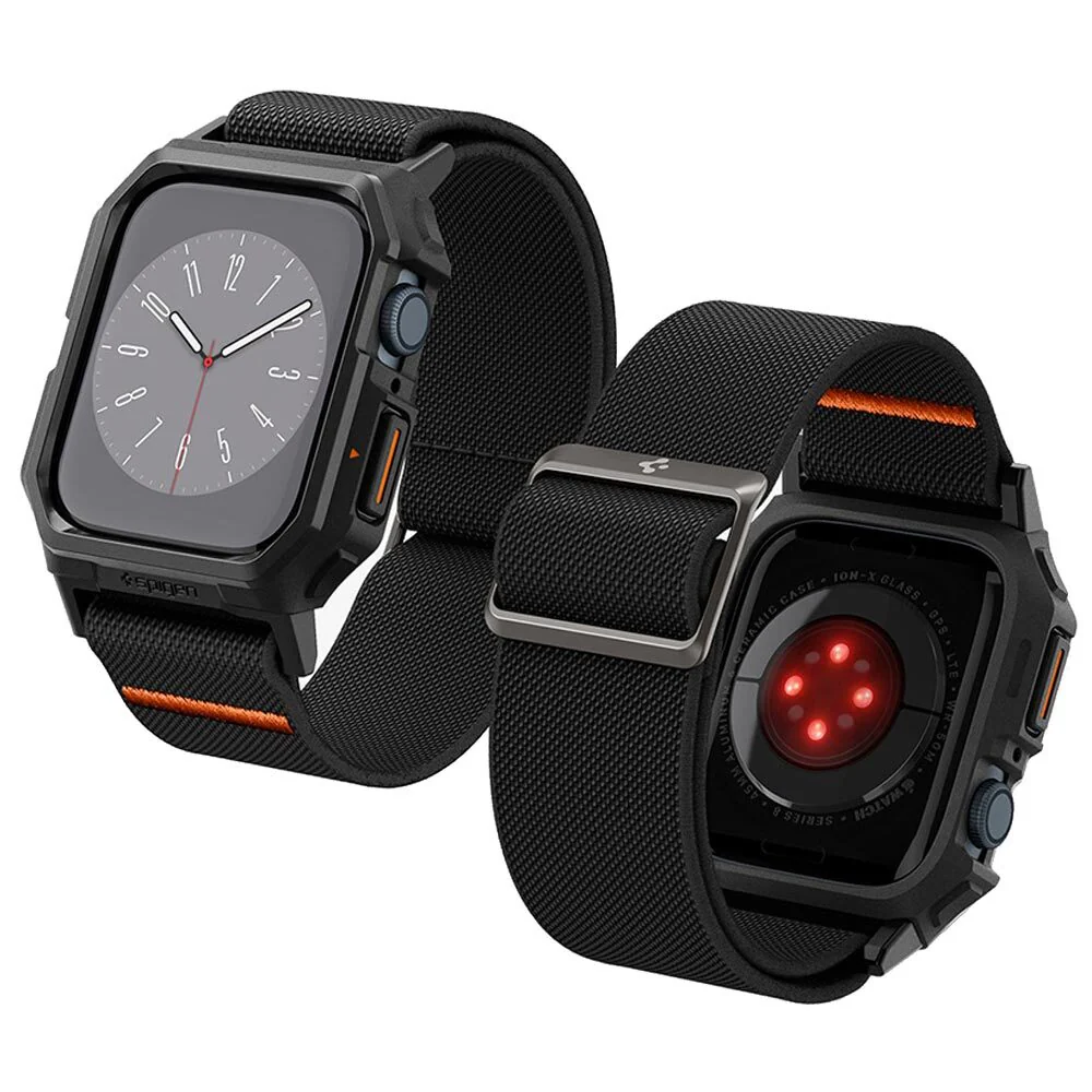 Spigen Apple Watch 45mm 44mm Lite Fit Pro Case (Black) - Image 2