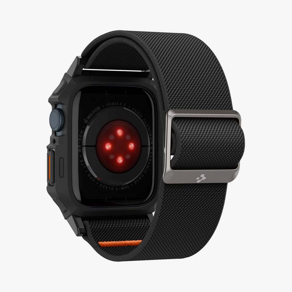 Spigen Apple Watch 45mm 44mm Lite Fit Pro Case (Black) - Image 6