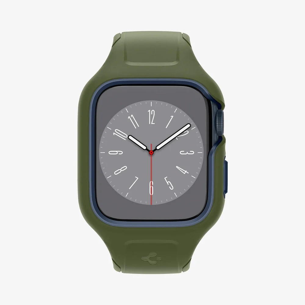 Spigen Apple Watch 45mm Liquid Air Pro Case (Moss Green) - Image 3