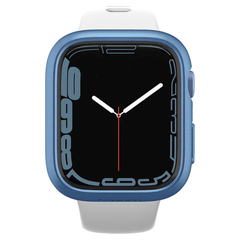 Spigen Apple Watch 45mm Thin Fit Case (Blue) - Image 4