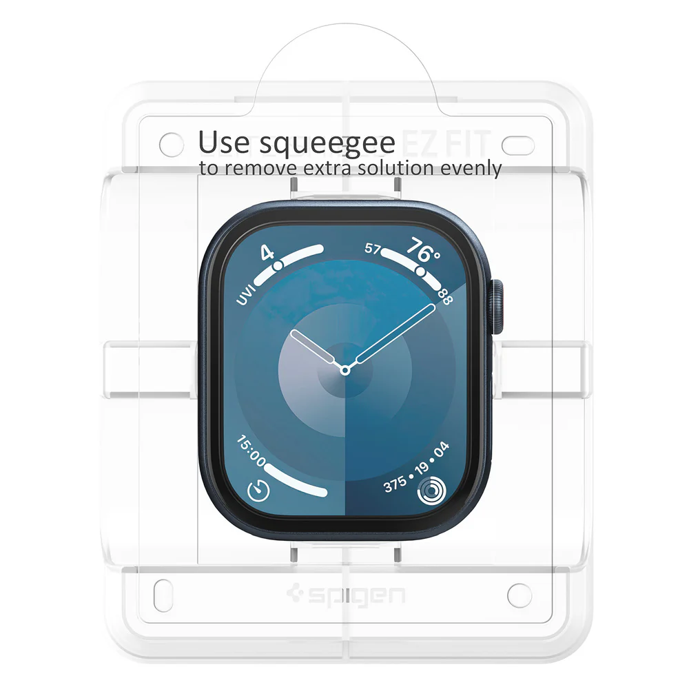 Spigen Apple Watch 46mm Elite Shield EZ Fit Screen Protector 2PCS (Clear) - Image 3