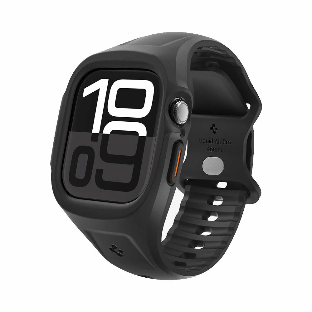 Spigen Apple Watch 46mm Liquid Air Pro Case (Black) - Image 2