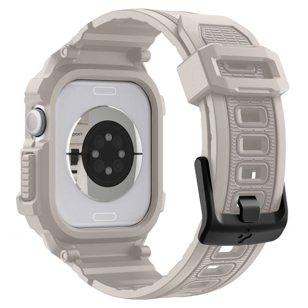 Spigen Apple Watch 46mm Rugged Armor Pro 2 Wristband (Dune Beige) - Image 3