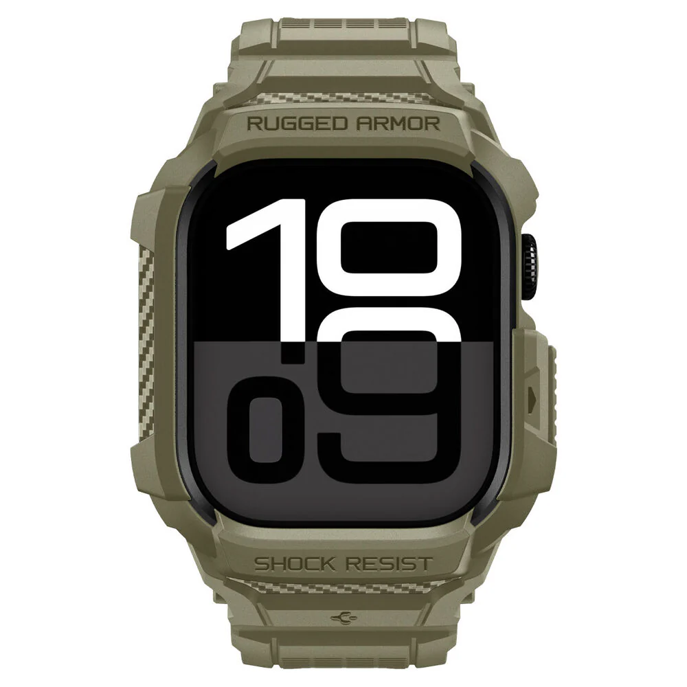 Spigen Apple Watch 46mm Rugged Armor Pro 2 Wristband (Vintage Khaki) - Image 2
