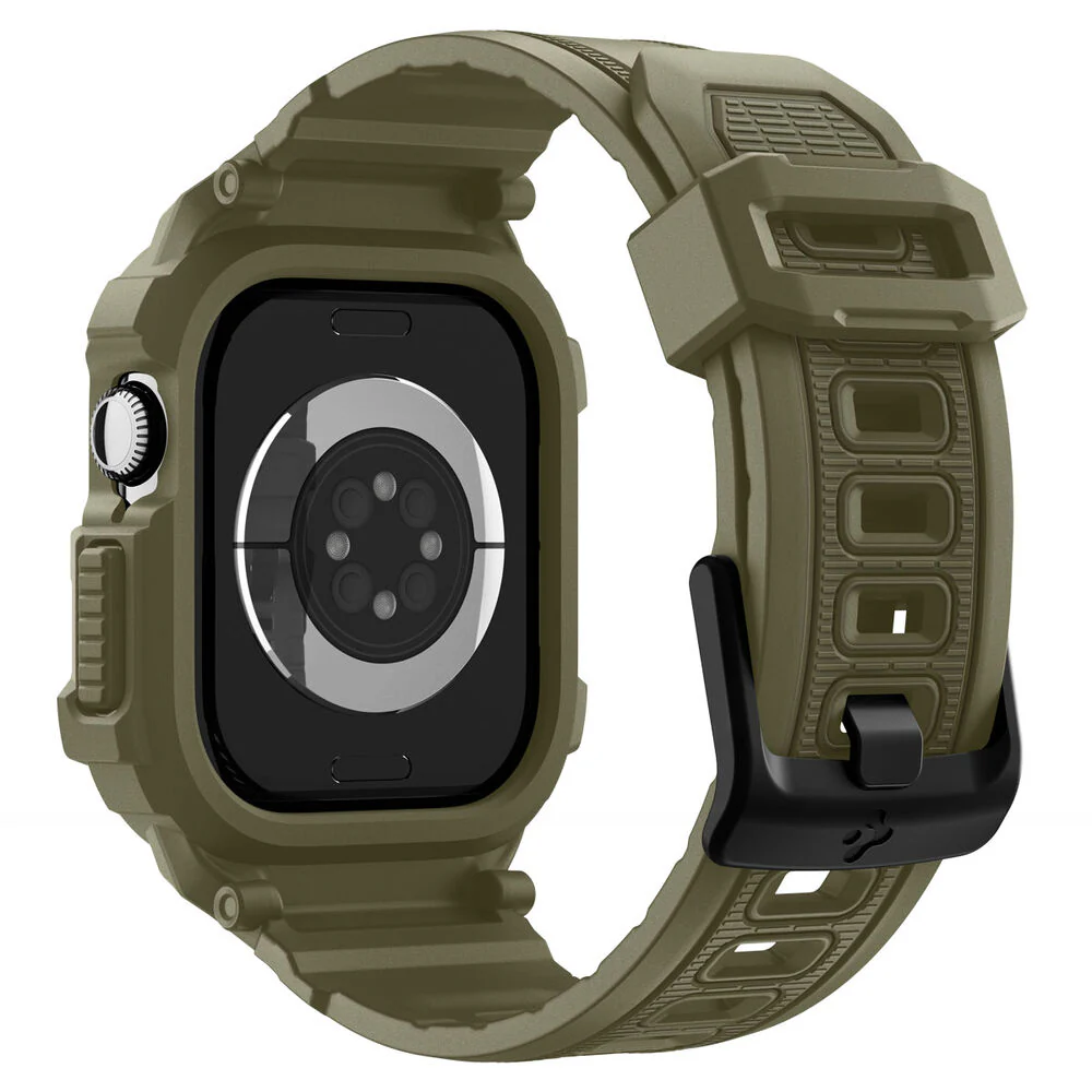 Spigen Apple Watch 46mm Rugged Armor Pro 2 Wristband (Vintage Khaki) - Image 3