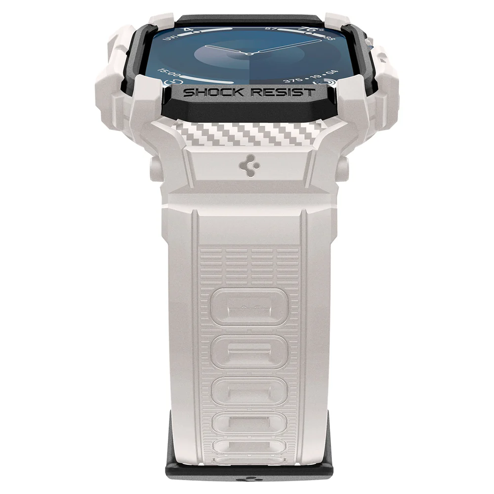 Spigen Apple Watch 46mm Rugged Armor Pro Case (Dune Beige) - Image 6