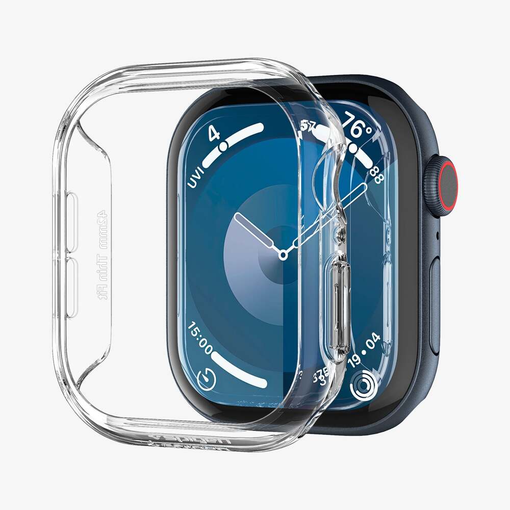 Spigen Apple Watch 46mm Thin Fit Case (Clear) - Image 2