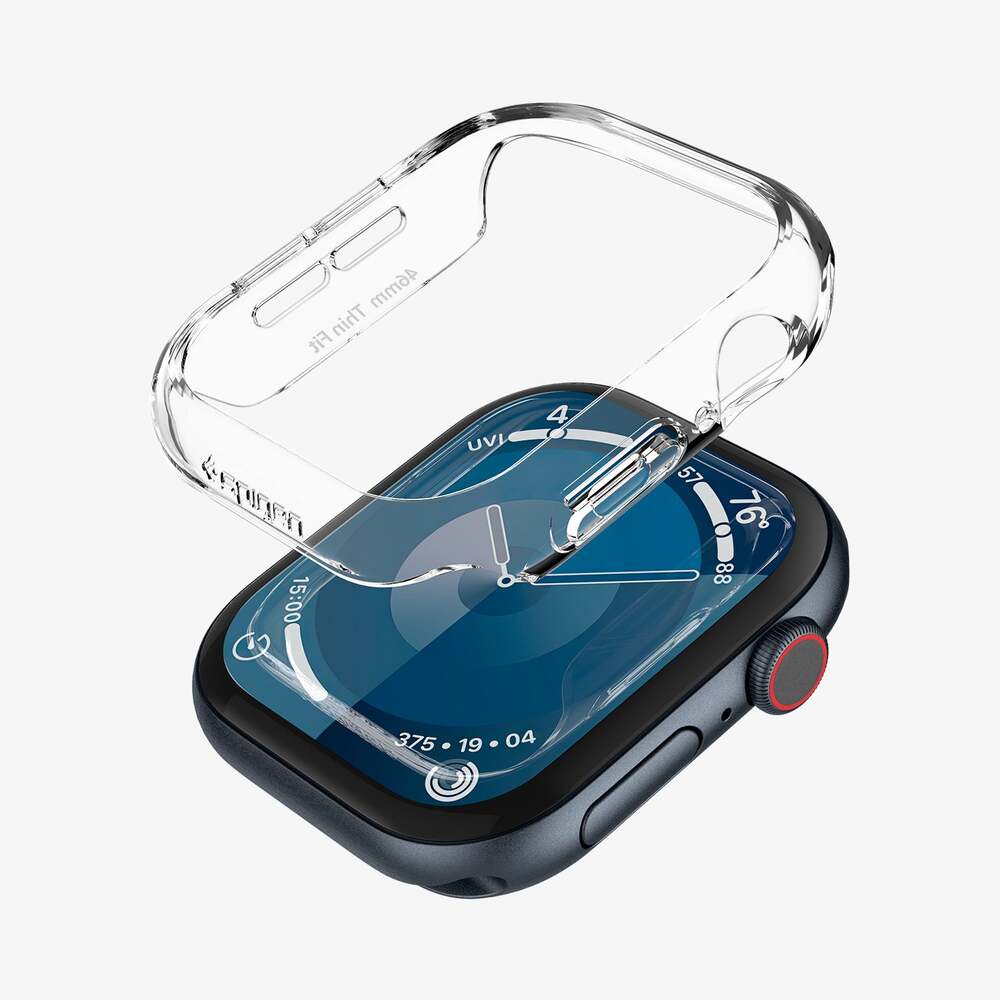 Spigen Apple Watch 46mm Thin Fit Case (Clear) - Image 4