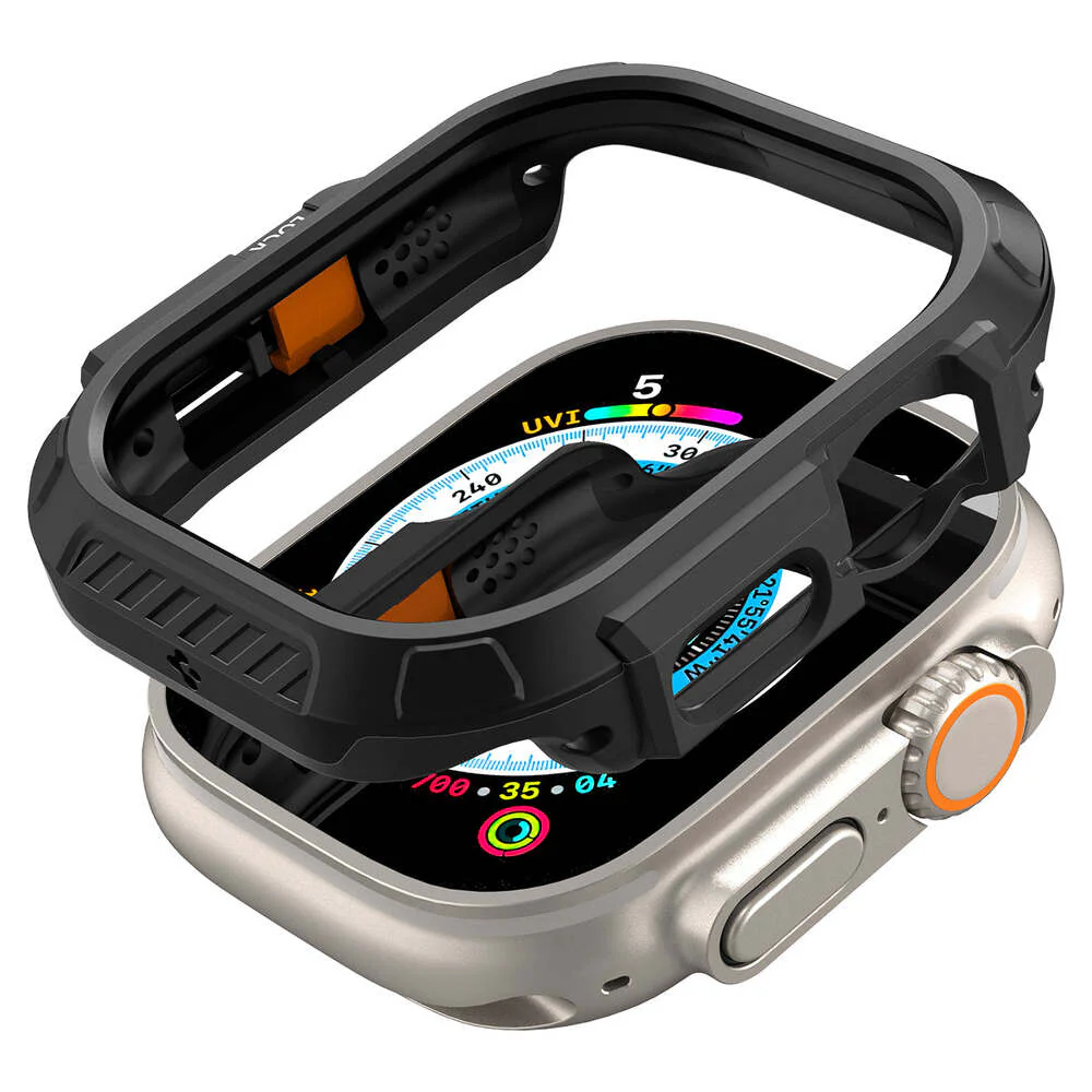 Spigen Apple Watch 49mm Lock Fit Case (Black) - Image 5