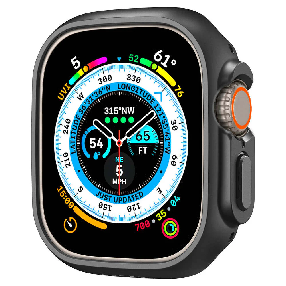 Spigen Apple Watch 49mm Thin Fit Case (Black) - Image 2