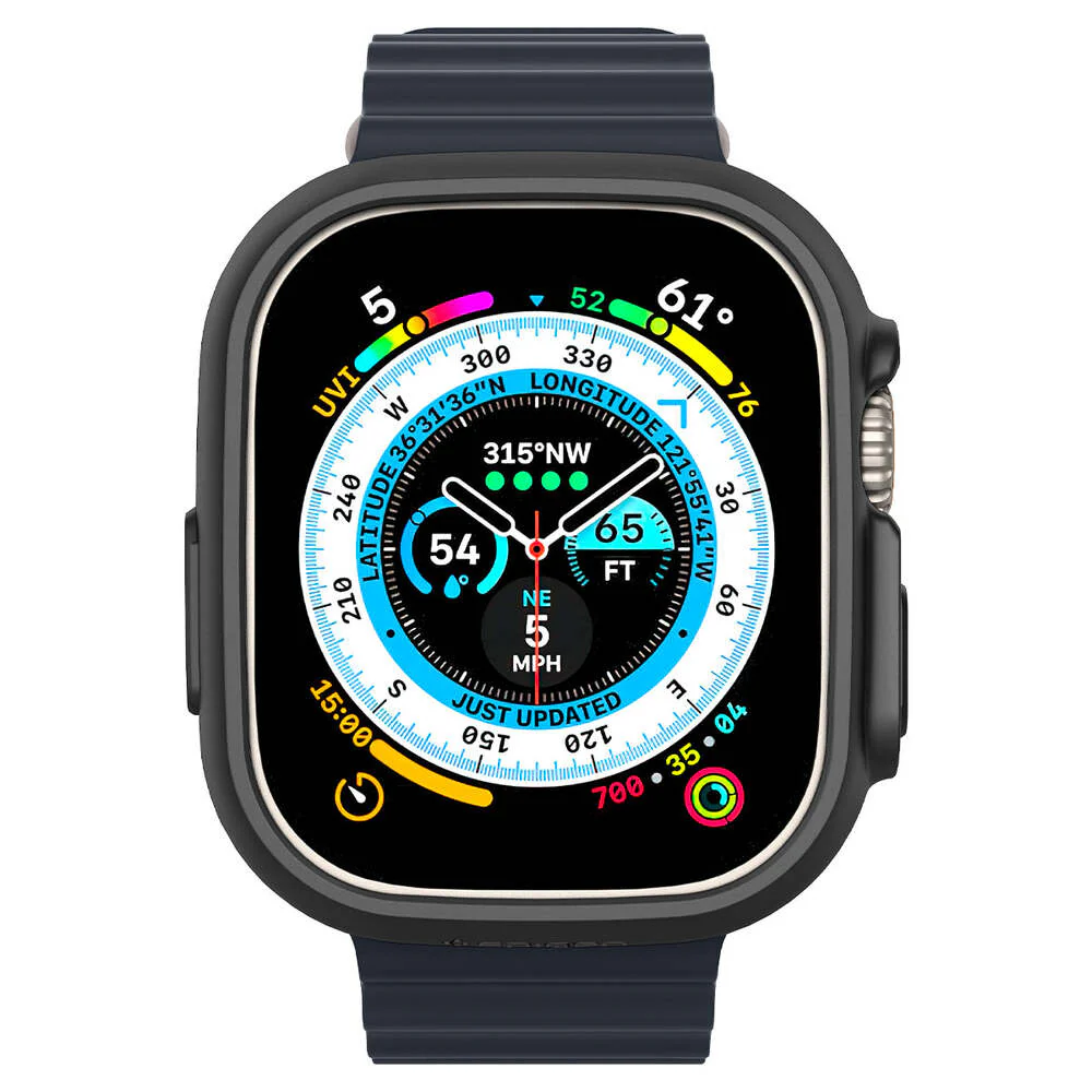Spigen Apple Watch 49mm Thin Fit Case (Black) - Image 6