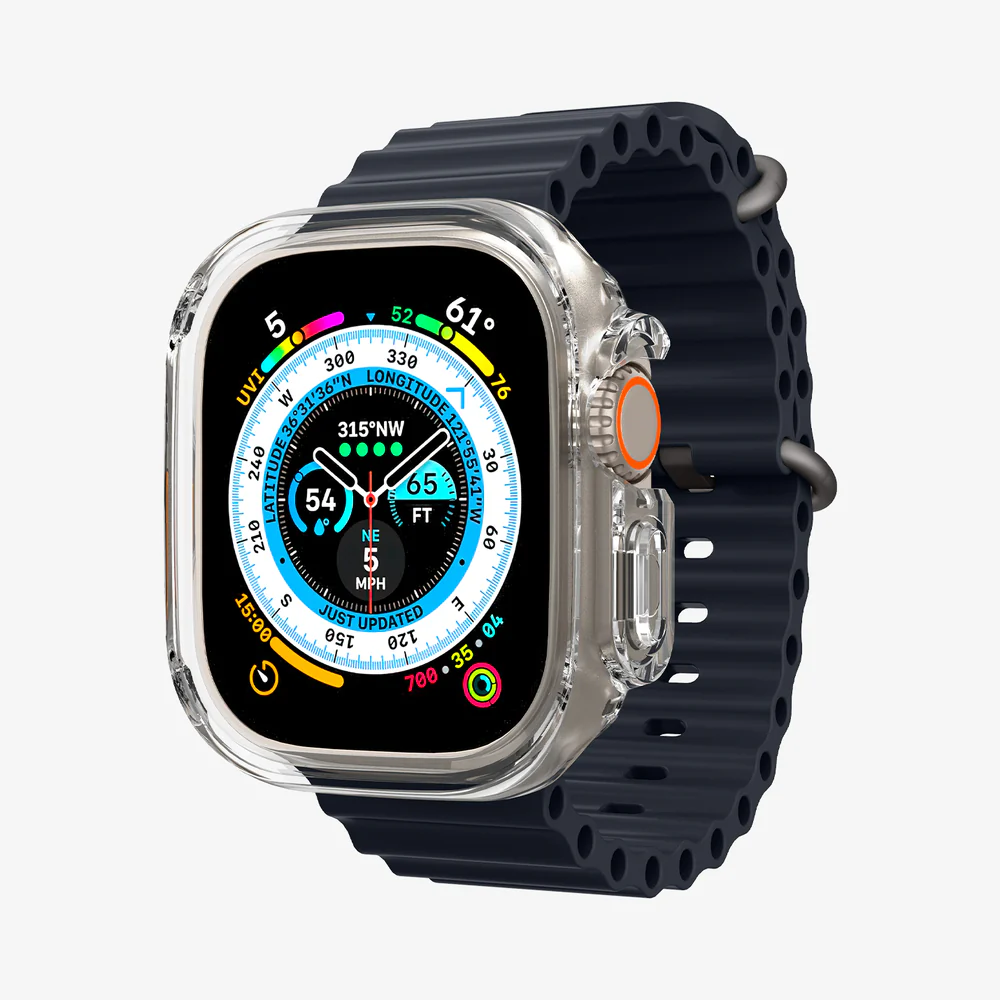 Spigen Apple Watch 49mm Ultra Hybrid Case (Clear) - Image 4