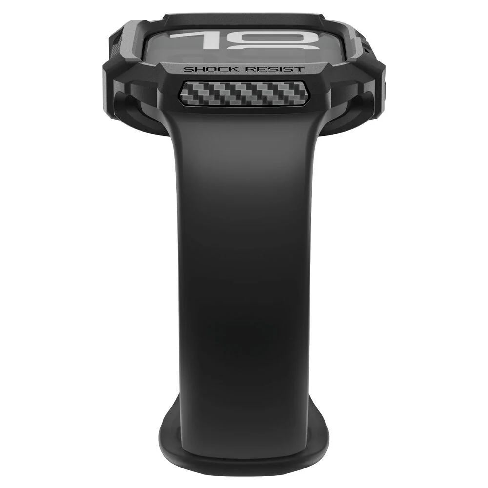 Spigen Apple Watch Series 42mm Rugged Armor 2 Case (Black) - Image 5
