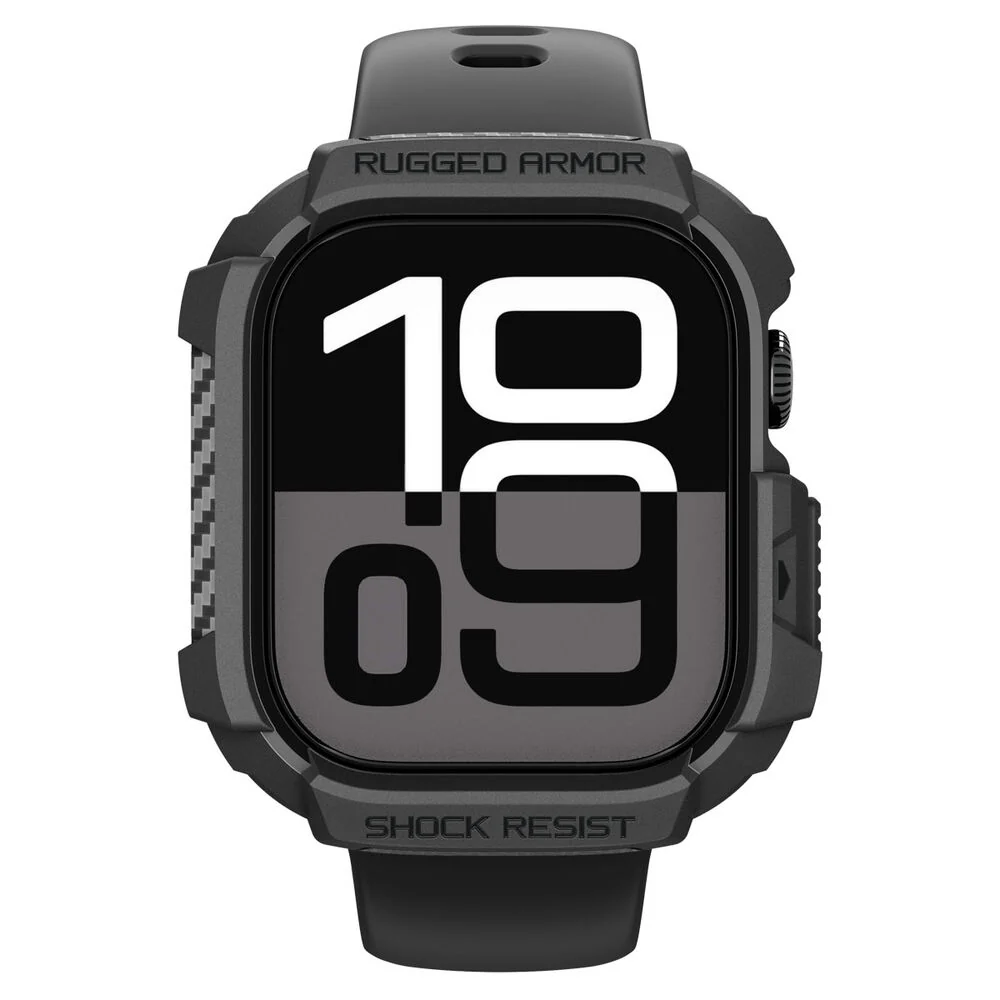 Spigen Apple Watch Series 42mm Rugged Armor 2 Case (Black) - Image 6