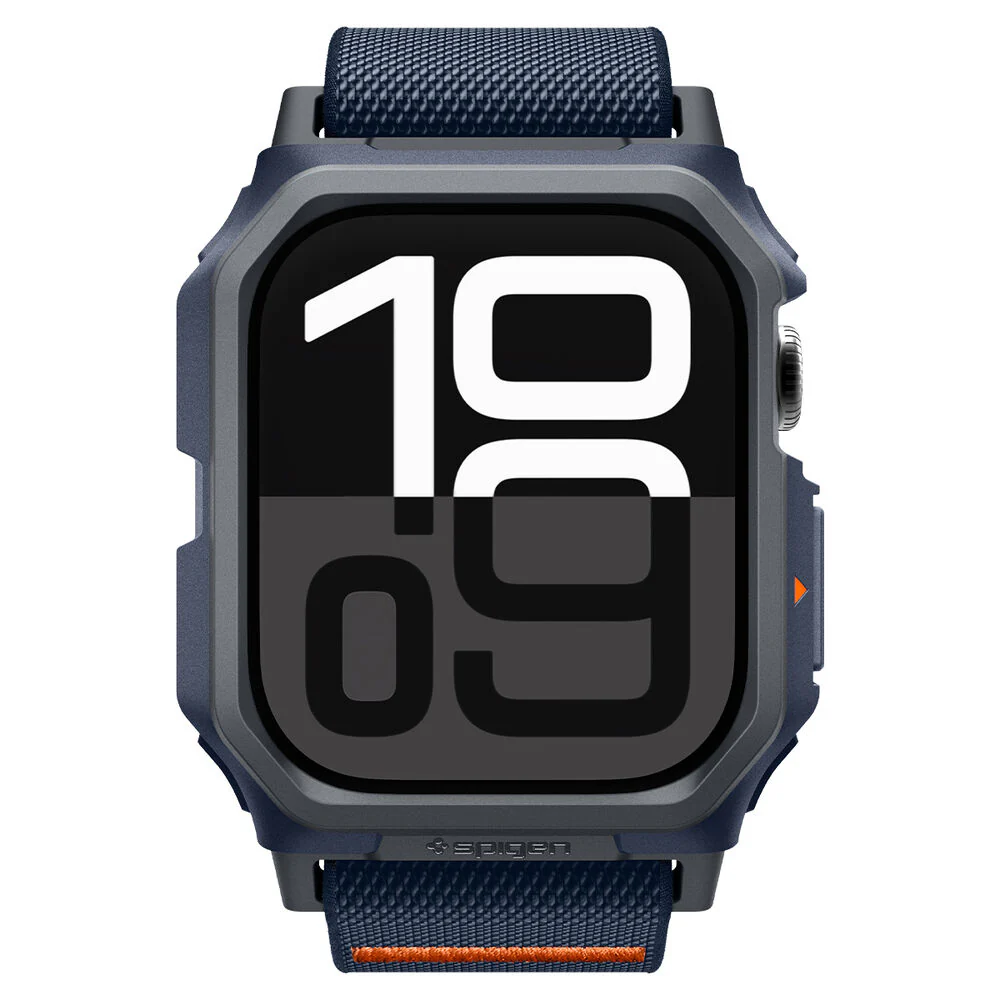Spigen Apple Watch Series 46mm Lite Fit Pro Case (Navy Blue) - Image 5