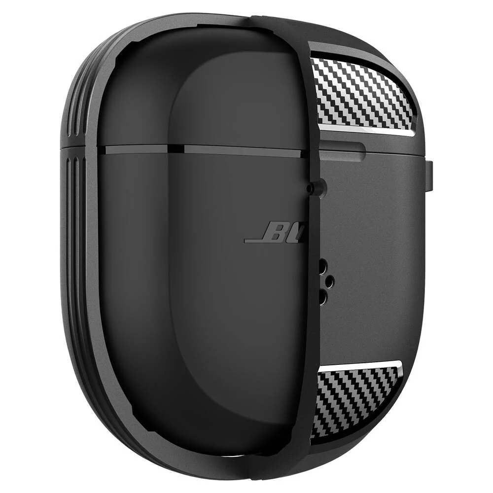 Spigen Bose QuietComfort Ultra / Earbuds II Rugged Armor Headset and Earphone - Black - Image 4