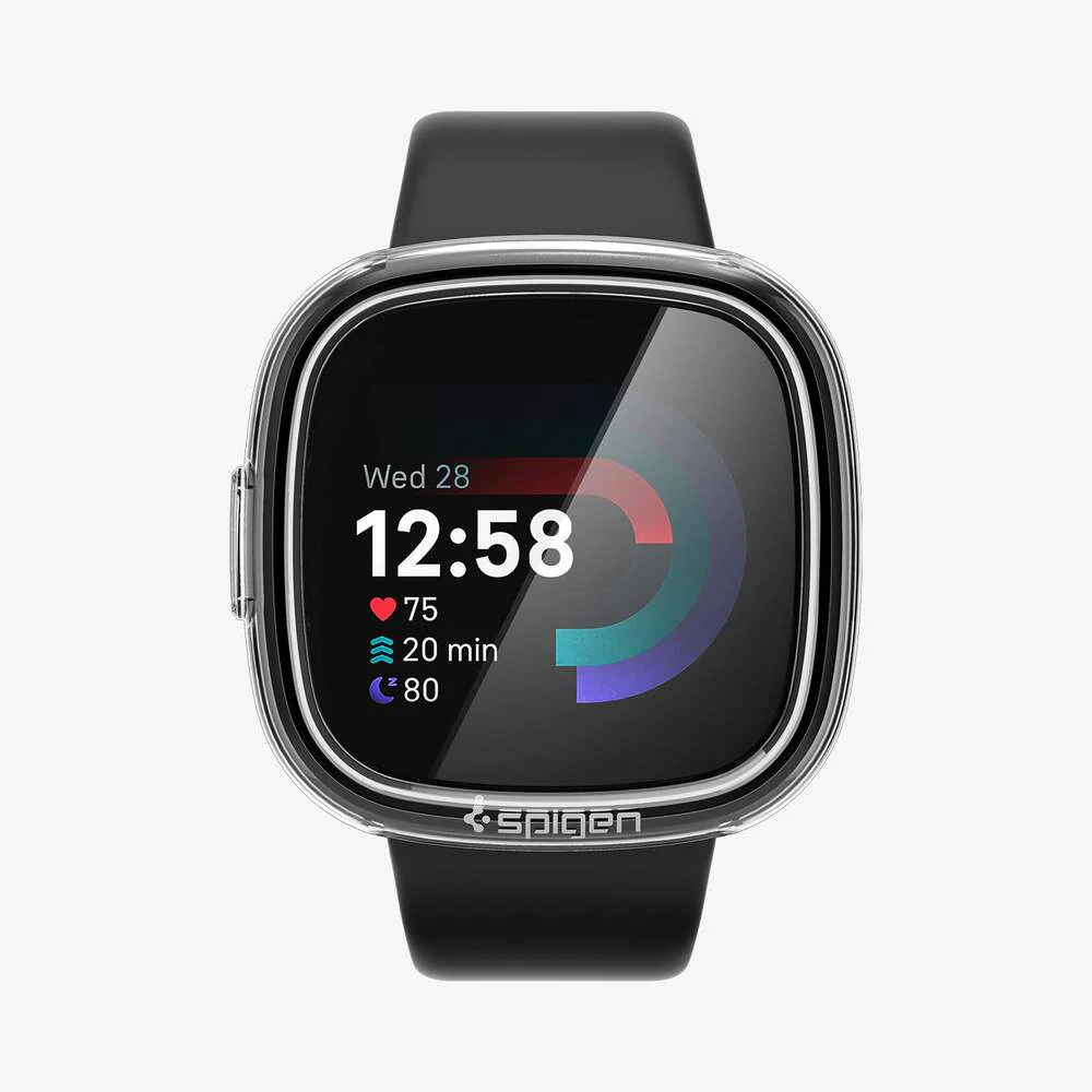 Spigen Fitbit Sense 2 Versa 4 Ultra Hybrid Case (Clear) - Image 3