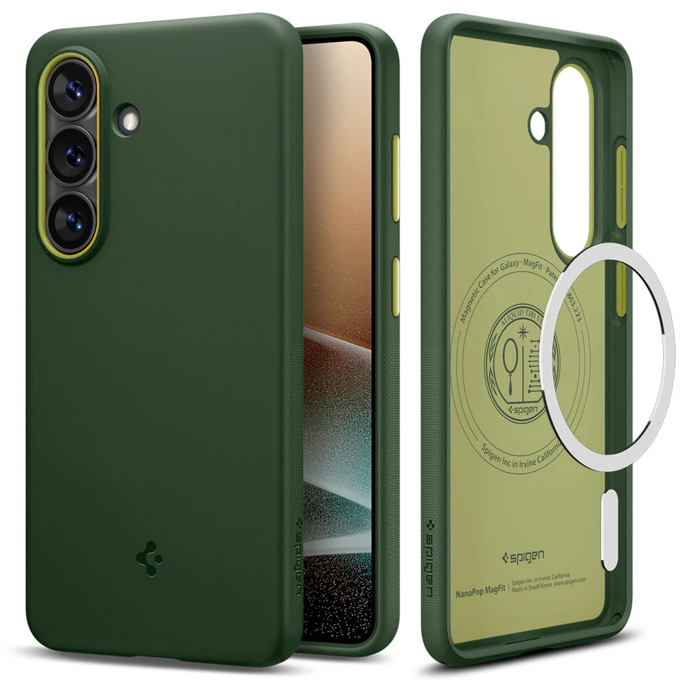 Spigen Galaxy S26 Nano Pop (MagFit) Case (Avo Green) - Image 4