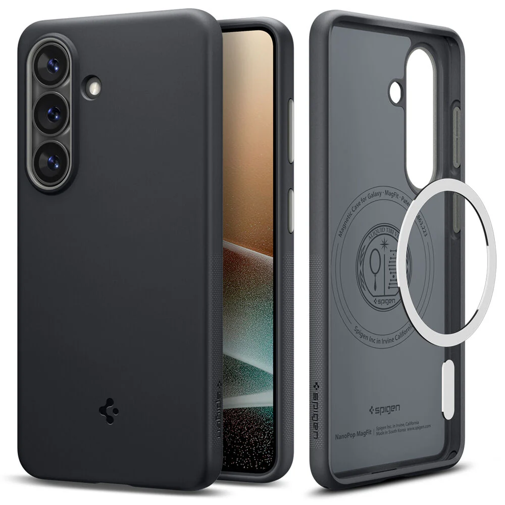 Spigen Galaxy S26 Nano Pop (MagFit) Case (Black Sesame) - Image 3