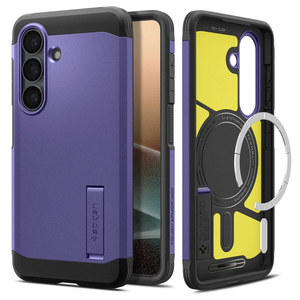 Spigen Galaxy S26 Plus Tough Armor (MagFit) Case (Ash Violet) - Image 6