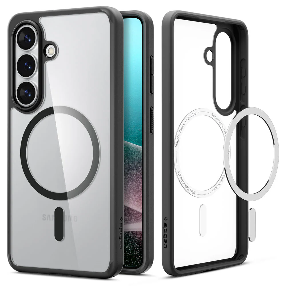 Spigen Galaxy S26 Plus Ultra Hybrid (MagFit) Case (Black) - Image 3