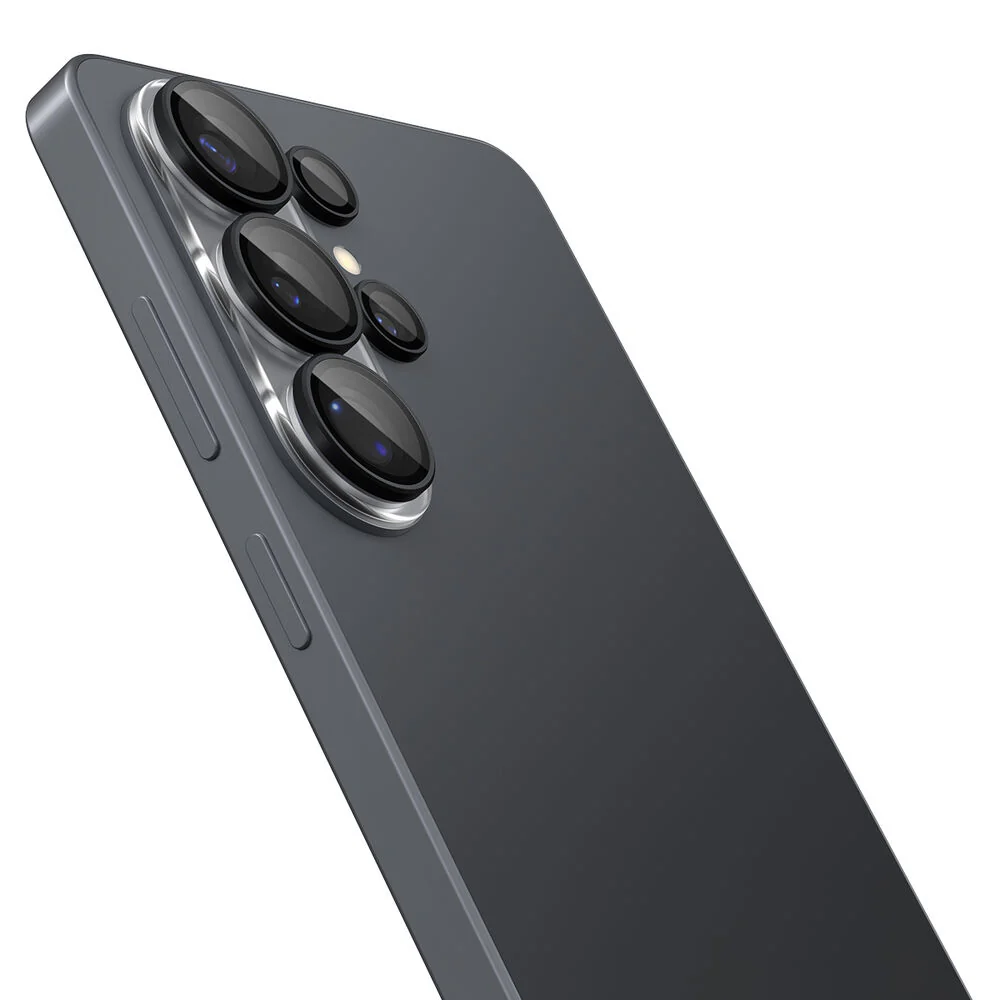 Spigen Galaxy S26 Ultra GLAS.tR EZ Fit Optik Pro 2PCS Lens Protector (Black) - Image 5