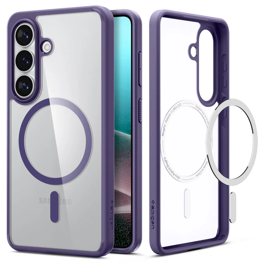 Spigen Galaxy S26 Ultra Hybrid (MagFit) Case (Deep Purple) - Image 3