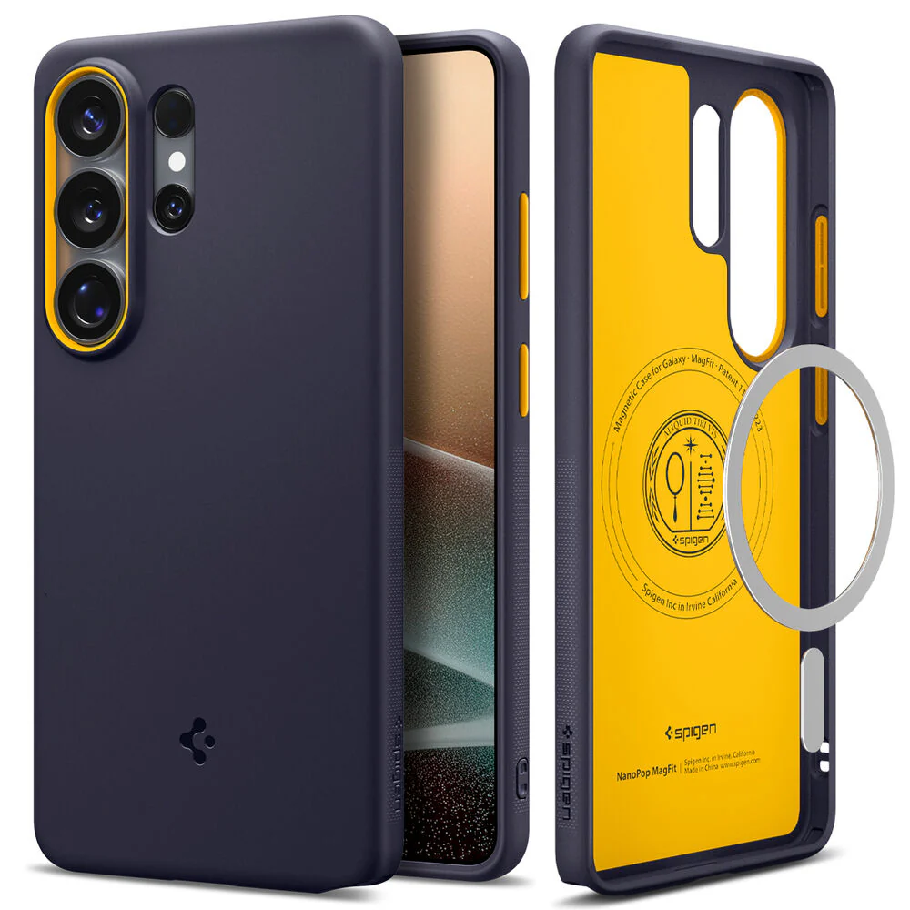 Spigen Galaxy S26 Ultra Nano Pop (MagFit) Case (Blueberry Navy) - Image 3