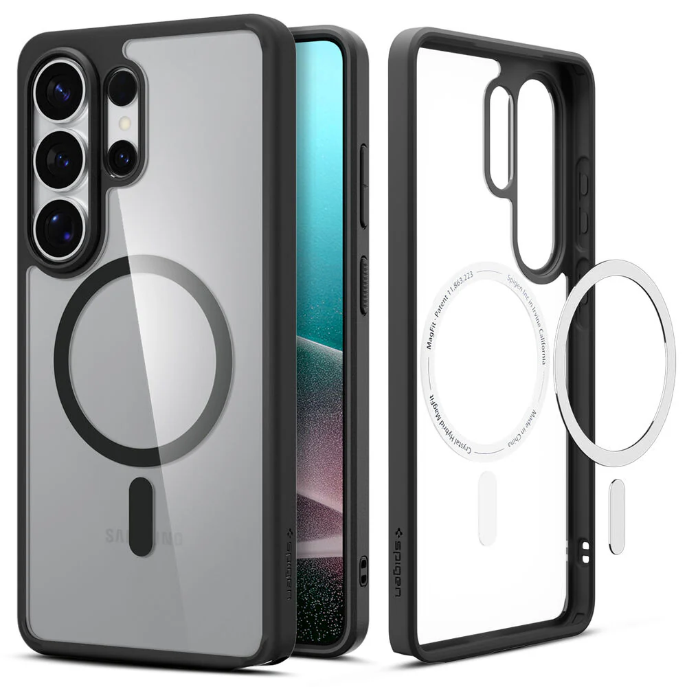 Spigen Galaxy S26 Ultra Ultra Hybrid (MagFit) Case (Black) - Image 6